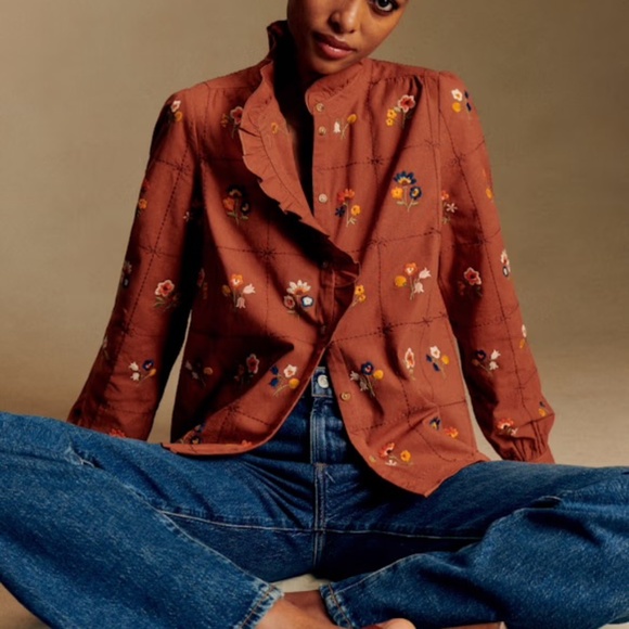 Sezane Chlo Shirt (size 10) - Picture 1 of 6